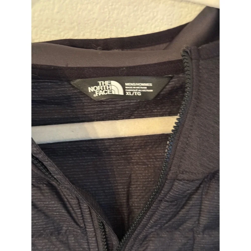 The North Face ThermoBall Hybrid Jacket Mens XL Black Excellent Quilted Hooded